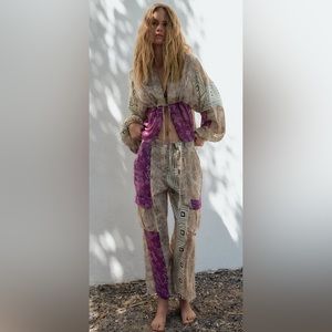 Patchwork pants